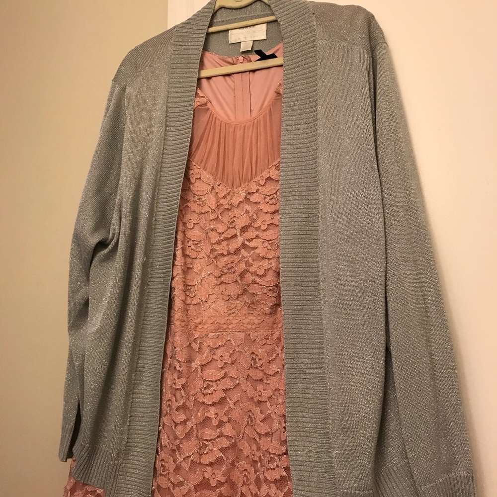 Torrid Lace Metallic Party Dress - Picture 10 of 11